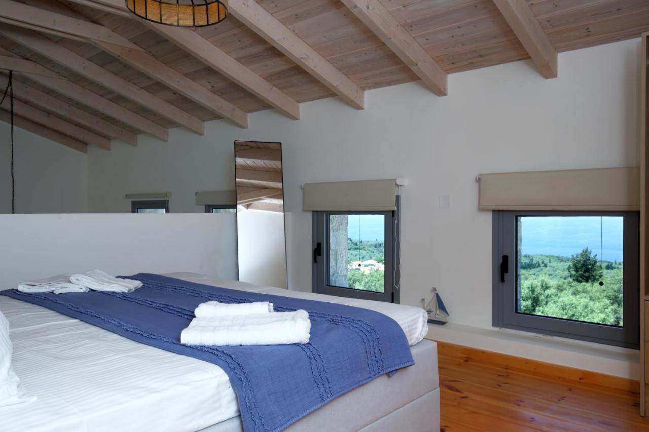 Tsakmakis Villas Luxury- Panoramic Sea View - Lefkada Tsoukaládhes Eksteriør bilde
