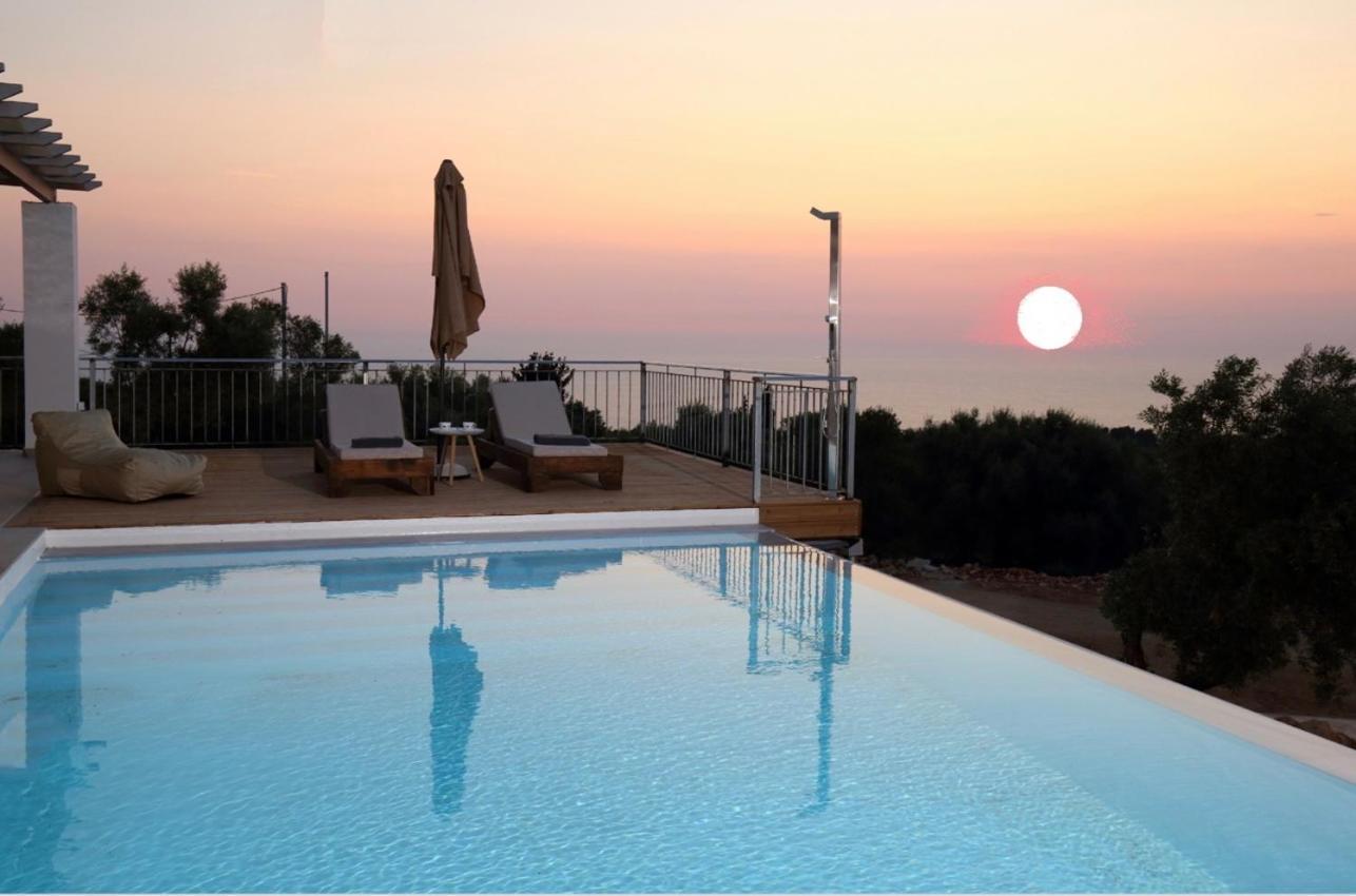 Tsakmakis Villas Luxury- Panoramic Sea View - Lefkada Tsoukaládhes Eksteriør bilde